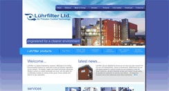 Desktop Screenshot of luhrfiltergb.com